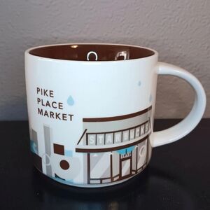 STARBUCKS Pike Place Market Seattle You Are Here Mug Cup Retired